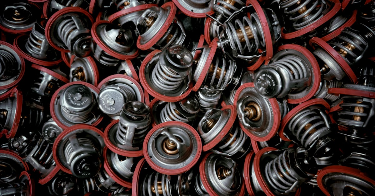 Thermostat assembly line