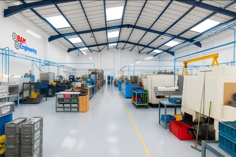Precision CNC machining facility